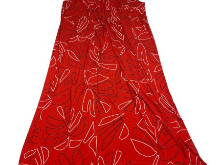 Dress Casual Maxi By Chicos In Red, Size: Xxl Hot on Sale