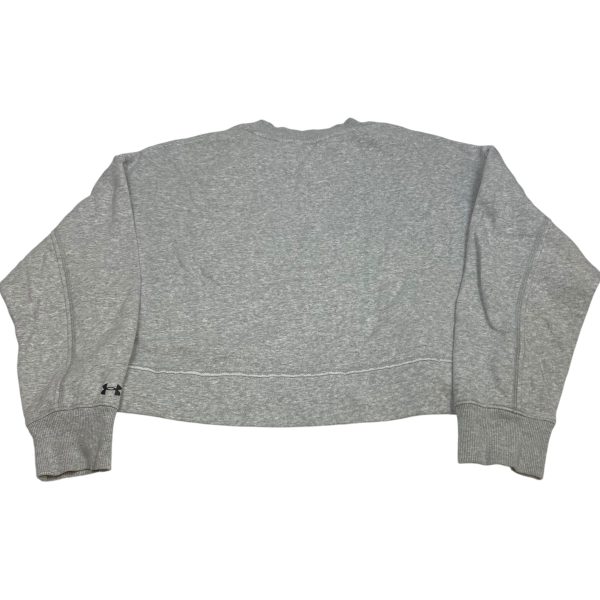 Athletic Sweatshirt Crewneck By Under Armour In Grey, Size: M For Sale