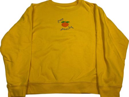 Sweatshirt Crewneck By Freeze In Yellow, Size: L Supply