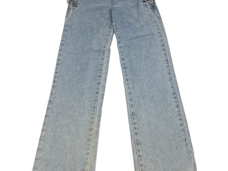 Jeans Straight By Shein In Blue Denim, Size: 2 Online now