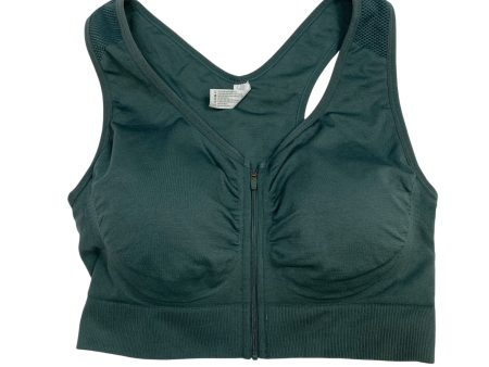 Athletic Bra By 90 Degrees By Reflex In Green, Size: 2x Online Hot Sale