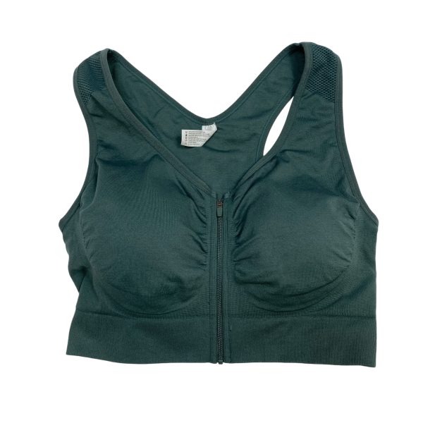 Athletic Bra By 90 Degrees By Reflex In Green, Size: 2x Online Hot Sale