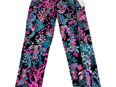 Pants Designer By Lilly Pulitzer In Black & Pink, Size: S Sale