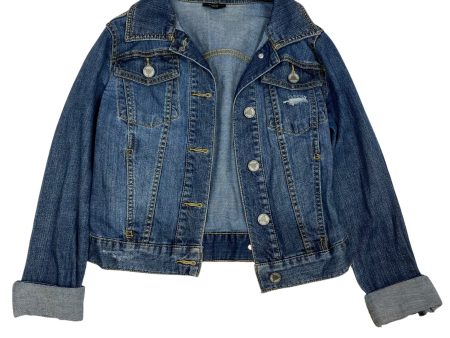 Jacket Denim By Ana In Blue Denim, Size: Xs Cheap