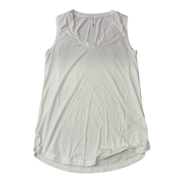 Athletic Tank Top By Athleta In White, Size: Xs Online Sale