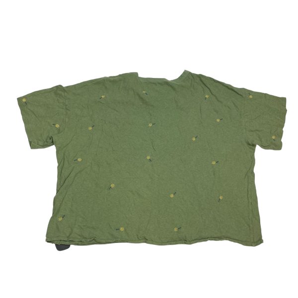 Top Short Sleeve By American Eagle In Green, Size: Xl Discount