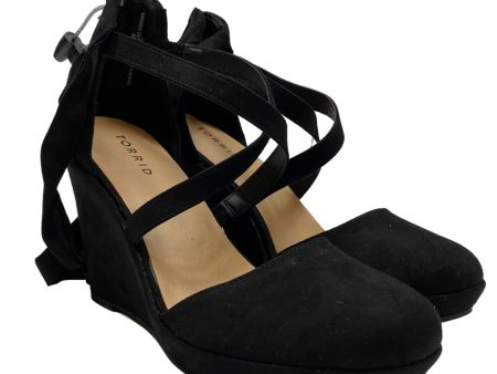 Shoes Heels Block By Torrid In Black, Size: 10.5 Discount