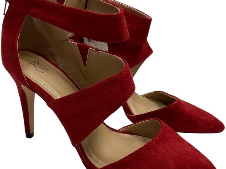 Shoes Heels Stiletto By New York And Co In Red, Size: 9 Online now