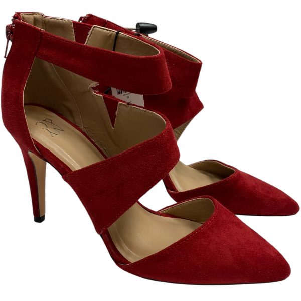 Shoes Heels Stiletto By New York And Co In Red, Size: 9 Online now