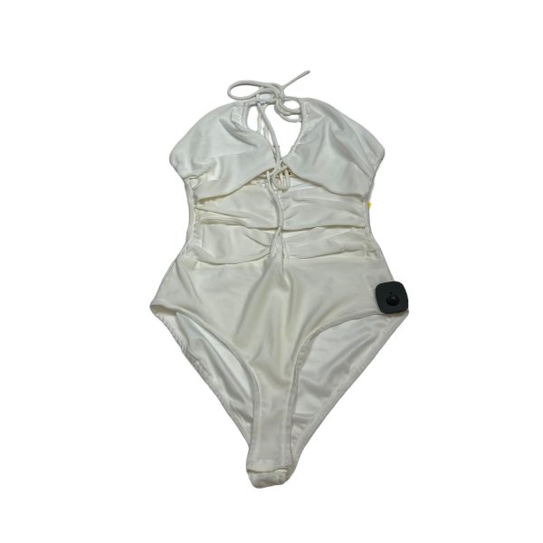 Bodysuit By Clothes Mentor In White, Size: M Hot on Sale