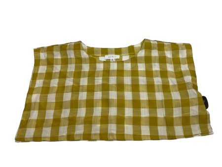 Top Short Sleeve By Mable In Green & White, Size: M Supply