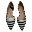 Shoes Flats By Clothes Mentor In Black & White, Size: 7 Fashion