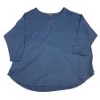 Top 3 4 Sleeve Basic By Wonderly In Blue, Size: 3x For Discount