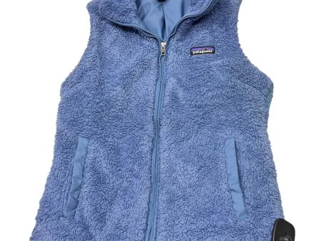 Vest Faux Fur & Sherpa By Patagonia In Blue, Size: Xs For Sale