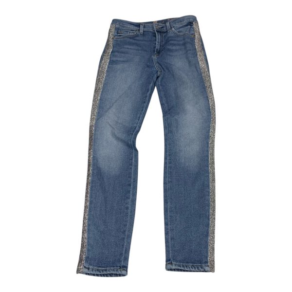 Jeans Designer By 7 For All Mankind In Blue Denim, Size: 4 on Sale