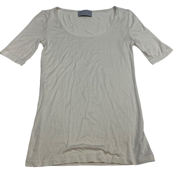 Top Short Sleeve Basic By Modern Citizen In Cream, Size: S Sale