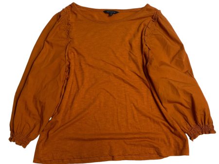 Top 3 4 Sleeve By Banana Republic In Orange, Size: M Online now