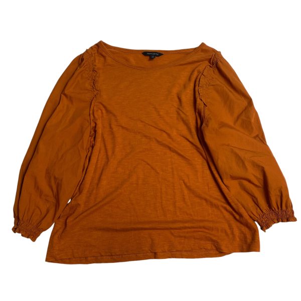 Top 3 4 Sleeve By Banana Republic In Orange, Size: M Online now