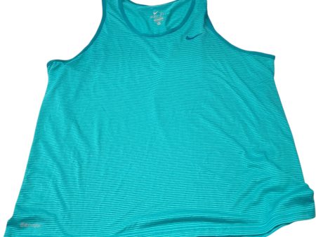 Athletic Tank Top By Nike Apparel In Blue, Size: Xl Hot on Sale