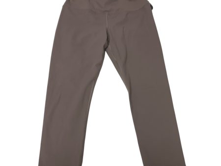 Athletic Leggings Capris By 90 Degrees By Reflex In Taupe, Size: M Online Hot Sale