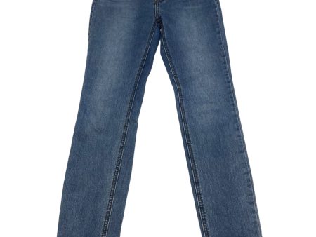 Jeans Skinny By Free People In Blue Denim, Size: 2 Supply