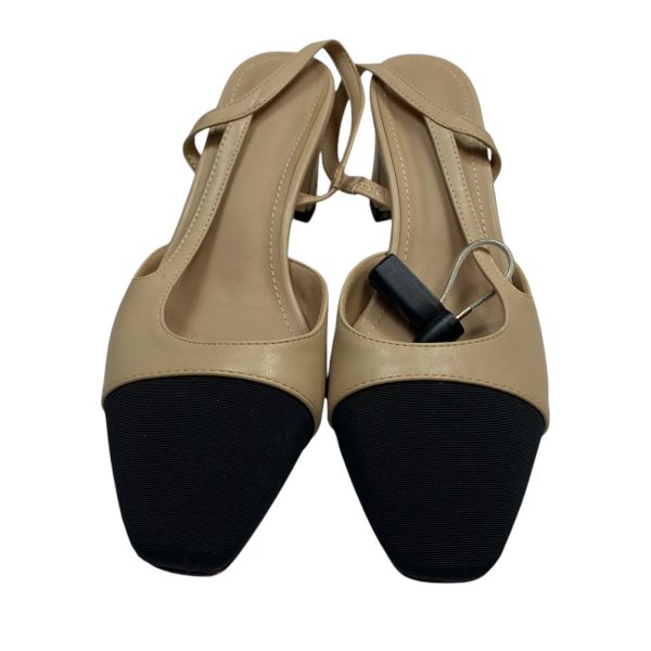 Shoes Heels Block By Clothes Mentor In Tan, Size: 8 For Discount