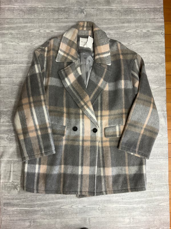 Coat Other By Avec Les Filles In Plaid Pattern, Size: Xl Supply