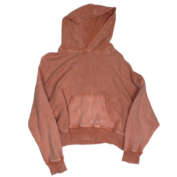 Sweatshirt Hoodie By American Eagle In Orange, Size: M For Cheap