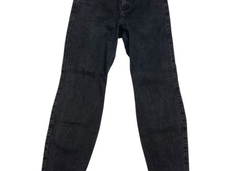 Jeans Skinny By Abercrombie And Fitch In Black Denim, Size: 8 For Sale