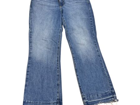 Jeans Straight By Universal Thread In Blue Denim, Size: 6 For Discount