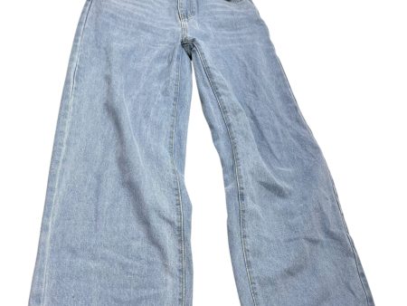 Jeans Wide Leg By Shein In Blue Denim, Size: L For Sale