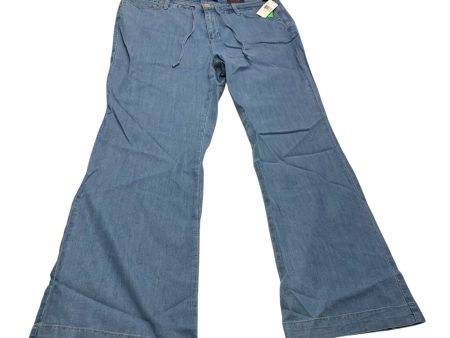 Jeans Wide Leg By Not Your Daughters Jeans In Blue Denim, Size: 16 Online now