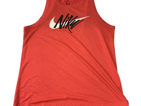 Athletic Tank Top By Nike Apparel In Pink, Size: M Online Hot Sale