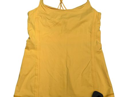 Athletic Tank Top By Lululemon In Yellow, Size: 8 Fashion