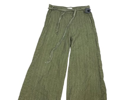 Pants Cropped By Anthropologie In Green, Size: Xs Online now