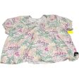 Top Short Sleeve By Wonderly In Floral Print, Size: 3x For Sale