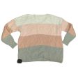 Sweater By Adora In Pink & White, Size: L For Cheap