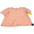 Top Short Sleeve By Easel In Coral, Size: 1x Fashion