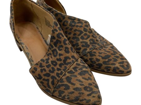 Shoes Flats By Universal Thread In Animal Print, Size: 6.5 Online