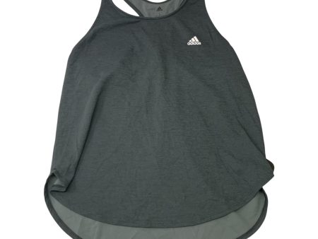 Athletic Tank Top By Adidas In Grey, Size: L Online now