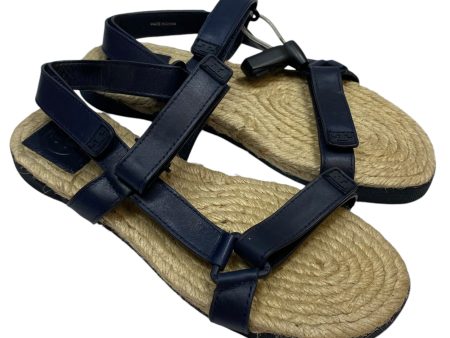 Sandals Designer By Tory Burch In Blue, Size: 6 Online now