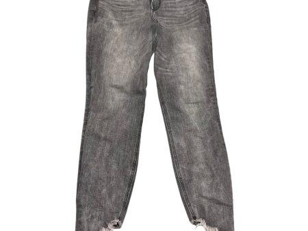 Jeans Skinny By Express In Grey Denim, Size: 6 on Sale