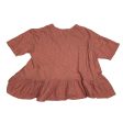 Top Short Sleeve By Akemi And Kin In Pink, Size: M Online Sale