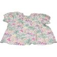 Top Short Sleeve By Wonderly In Floral Print, Size: 3x For Sale