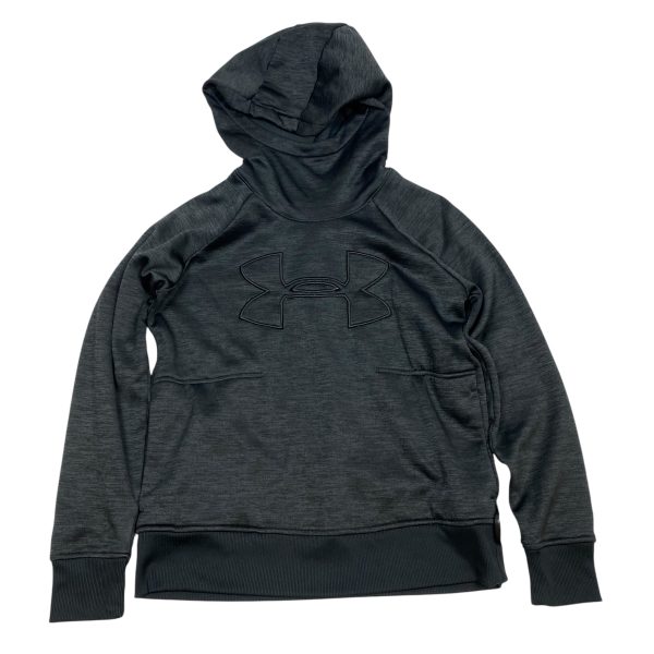 Athletic Sweatshirt Hoodie By Under Armour In Grey, Size: S Discount