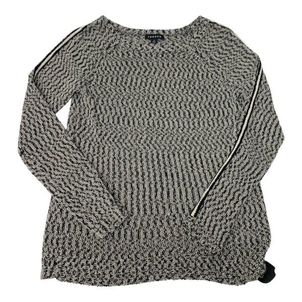 Sweater By Trouve In Black & White, Size: M Online Sale