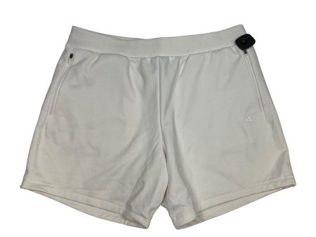 Athletic Shorts By Adidas In Cream, Size: Xl Discount