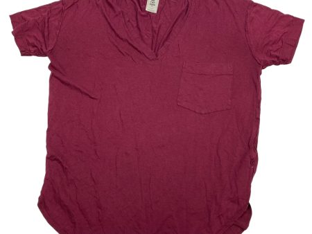 Top Short Sleeve By We The Free In Red, Size: M For Discount