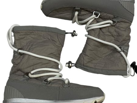 Boots Snow By Sorel In Grey, Size: 8 For Sale