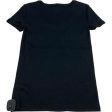 Top Short Sleeve Basic By Talbots In Black, Size: S For Discount